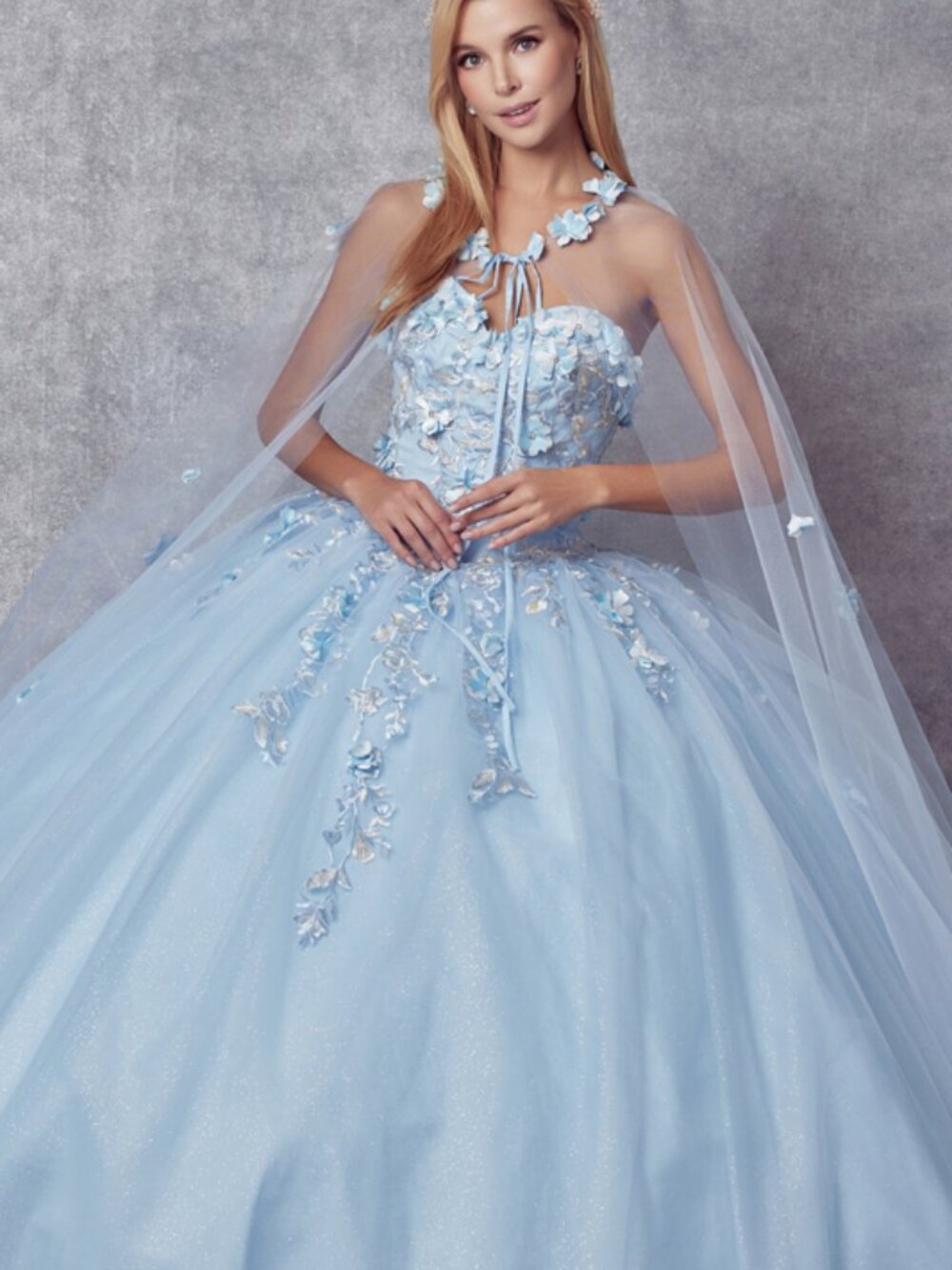 NEW BAHAMA_BLUE Evening Gown Floor Length Formal Elegant Stunning JT1435